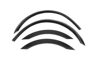 Накладки на арки (4шт, чорні, ABS-пластик) для Mercedes S-сlass W220