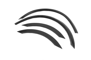 Накладки на арки (4шт, чорні, ABS-пластик) для Mercedes S-сlass W220