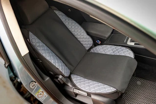 Накидка на сидіння ECO і тканина (1 шт, Сірий з сірою ниткою-2025 тканина)