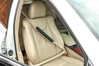 Накидка на ремні безпеки ECO (2 шт, Чорний з сірою ниткою)