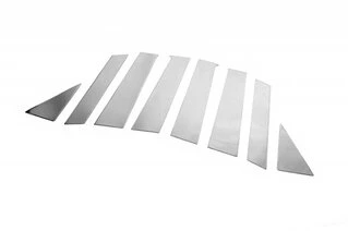 Молдинг дверних стійок (нерж.) для Dodge Journey 2008- рр