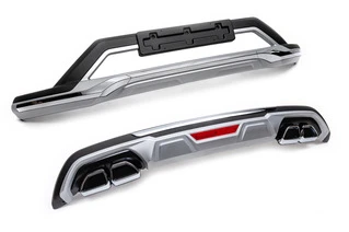 Передня і задня накладки 2019-2025 (2 шт) для Hyundai Tucson TL рр