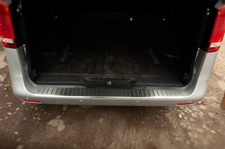 Накладка на задній бампер OmsaLine (нерж) Матова для Mercedes Vito / V-class W447 2014- рр