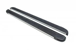 Бокові пороги Maya V1 (2 шт., алюміній) для Dacia Dokker 2013-2022 рр