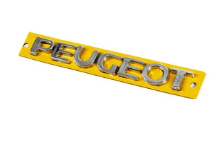 Напис Peugeot 8665.PW (137мм на 15мм) для Peugeot 207