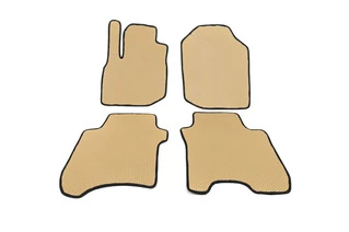 Килимки EVA (Бежевий) для Honda FIT/Jazz 2009-2013 рр