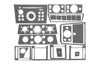 Накладки на панель Карбон для Opel Vectra C 2002-2008 рр