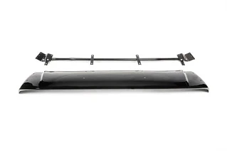 Козирьок на лобове скло (чорний глянець, 5мм) для Ford Transit 1991-2000 рр