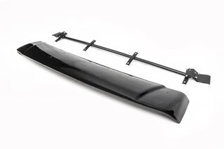 Козирьок на лобове скло (чорний глянець, 5мм) для Ford Transit 1991-2000 рр