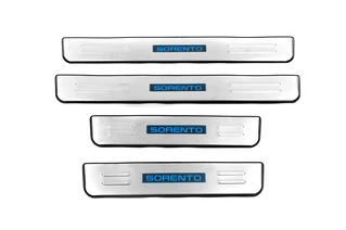 Накладки на пороги Libao (4 шт, нерж) для Kia Sorento II XM 2009-2014 рр