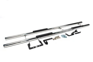 Бічні труби (2 шт., Нерж.) d60, Довга база для Mercedes Vito W639 2004-2014 рр