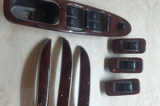 Накладки на панель (великий к-т) Темне дерево для Chery Tiggo 1