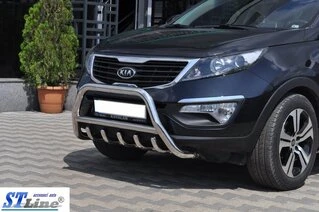 Кенгурятник WT003 (нерж.) для Kia Sportage 2010-2015 рр
