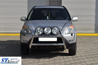 Кенгурятник WT018 (нерж.) для Honda CRV 2001-2006 рр
