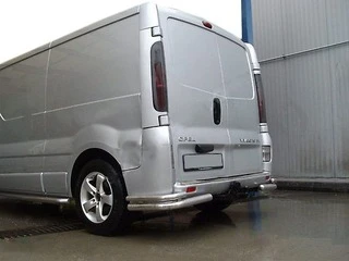 Задні куточки AK003-Подвійний (нерж) для Renault Trafic 2001-2015 рр